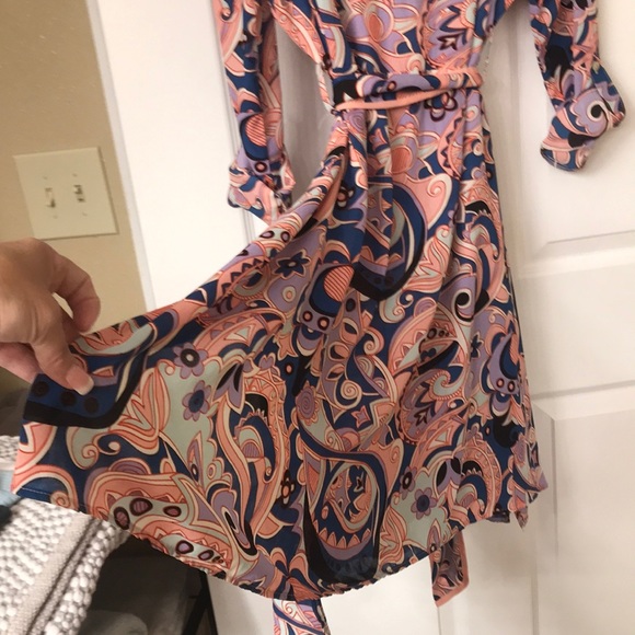 Multi-colored Fashion Nova Shirt Dress - Picture 8 of 8